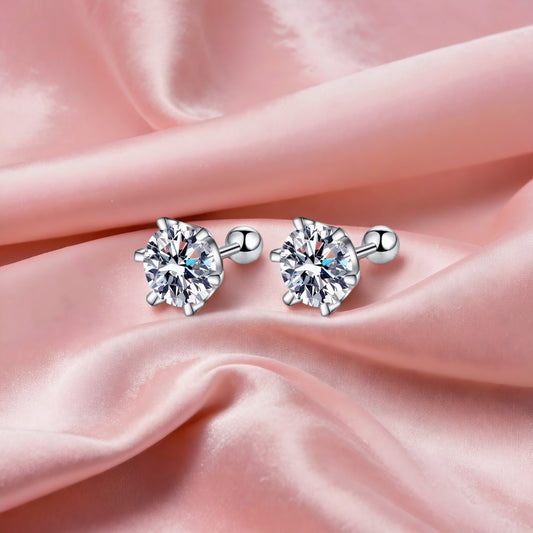 Moissanite Stud Earrings – Timeless Elegance & Brilliance